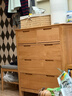 源氏木语全实木橡木五斗柜收纳七斗柜卧室客厅家具电视柜简约抽屉储物柜子 【5】原木色五斗柜95.9*40.2*96.3cm 整装 实拍图