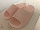 京东京造【泡泡云】踩屎感厚底轻盈防滑外穿拖鞋凉拖女士 浅粉35-36 实拍图