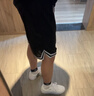 IZEXX美式运动短裤男夏季宽松篮球裤透气速干休闲五分裤子IZ56黑色XL 实拍图