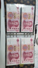 递乐现金存钱本收纳册方形老花款密码锁大容量理财防水收纳包纸币存钱夹票据收纳夹内页50张 70899 实拍图