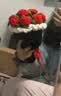 京东鲜花11朵针织玫瑰毛线礼物送女朋友订婚送闺蜜新婚礼物 实拍图