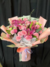 馨仪鲜花速递玫瑰花康乃馨花束送妈妈长辈礼物全国鲜花同城配送 19朵康乃馨百合混搭花束 实拍图
