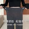 梵昇昱孕妇裤夏季外穿薄款阔腿裤2026款孕期休闲直筒阔腿长裤孕妇装 孕妇裤全包-深灰 L(建议110-130斤） 实拍图