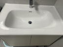 九牧（JOMOO）铝合金浴室柜陶瓷一体盆洗脸盆柜组合80cm A2736-74AT-3 实拍图