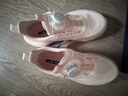 鸿星尔克（ERKE）童鞋中大童跑鞋儿童功能性跑步旋转扣运动鞋轻纱粉/微晶白35 实拍图