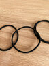 优家（UPLUS）黑色加粗发绳30根皮筋扎头发发圈高弹力扎头绳发饰皮套 实拍图