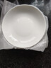 红牡丹 白色骨瓷盘子套装家用西餐盘釉下彩菜盘纯白碟子陶瓷牛排盘沙拉 纯白釉下彩饭盘4个 6英寸 实拍图