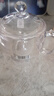 原矿水晶石头杯水晶杯玉石茶杯高档水杯轻奢玻璃杯原石手工带盖 透明【水晶玻璃】377ml1只 实拍图