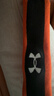 安德玛（Under Armour）运动发带男女 篮球装备瑜伽健身吸汗头带止汗带头戴导汗带 黑橙色 实拍图