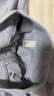 名创优品（MINISO）男士长袖t恤春夏季速干防晒半拉链立领打底衫上衣男款Z 浅灰 XL 实拍图