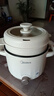 美的（Midea）电煮锅 泡面火锅宿舍小电锅 电蒸锅 多功能家用电热锅 2.6L蒸煮一体 小型2-3人用 配带蒸笼XZE2076 实拍图