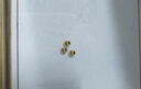 洲足金999金珠黄金小金珠金豆古法金珠DIY配件散珠隔珠路路通转运珠 3mm金珠  合单满 0.16g 包邮 多颗混发约0.05g 实拍图