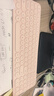 B.O.W航世 HW098SCL-2充电无线键盘超薄静音 商务办公笔记本台式电脑通用无线键盘100键 粉色 实拍图