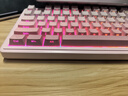 狼途（Langtu）狼途L98 薄膜键盘 98键 静音键盘 游戏电竞 电脑办公 键盘有线Gasket结构 RGB灯效 雾桃粉 实拍图