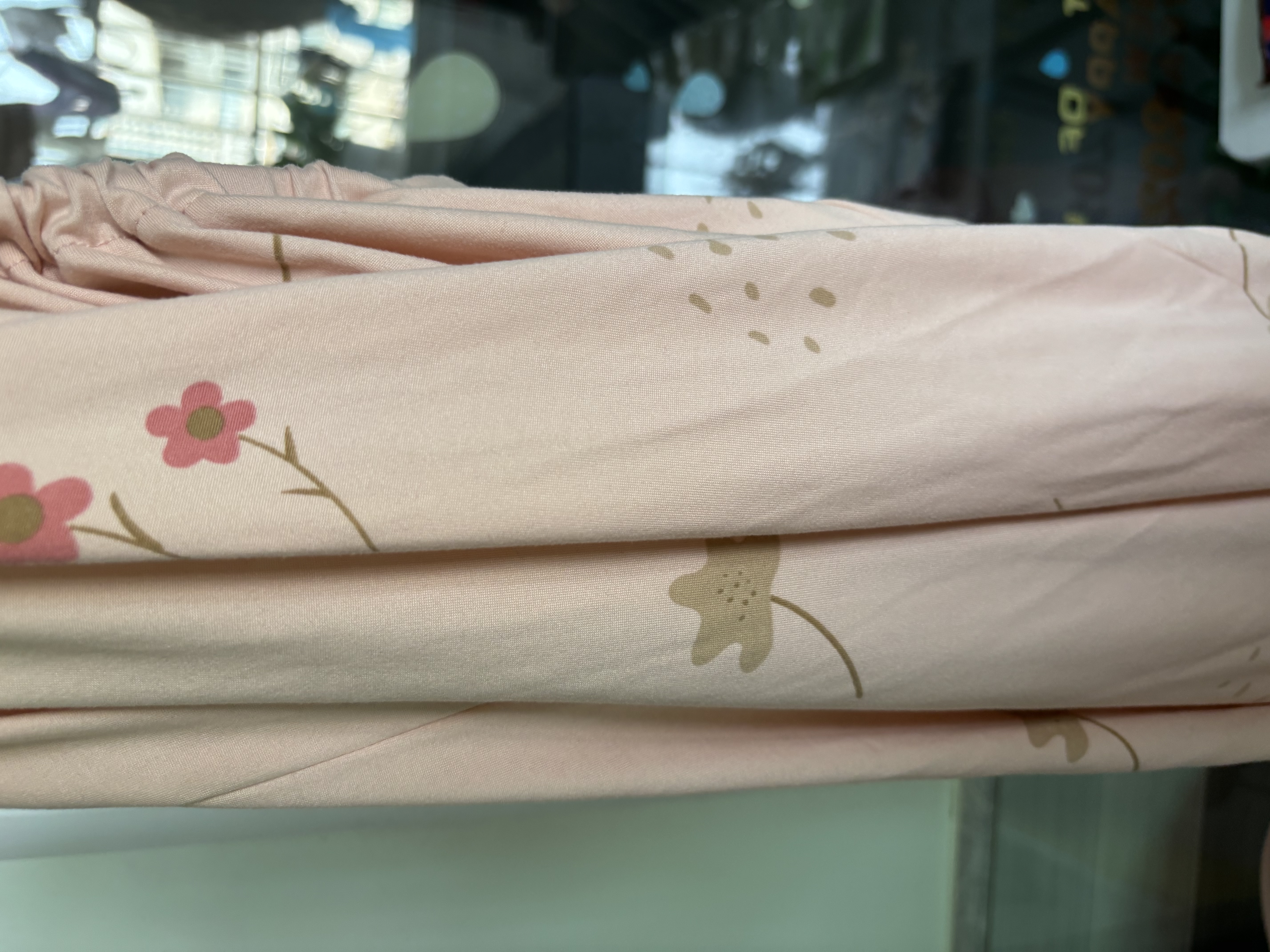 浪莎睡裤女春夏季透气印花宽松大码可调节腰围居家外穿家居裤 实拍图