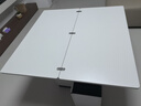 初暖升降茶几餐桌两用小户型简约实木可伸缩折叠多功能茶几电视柜 白色玻璃 升级实木板（90%客户购买） 实拍图