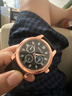 正品男士手表高档休闲石英表简约气质男表皮带高颜值罗马时尚腕表 黑色运动款 实拍图