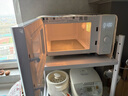 米家小米微波炉家用小型多功能 小尺寸平板式易清洁 大火力均匀加热 机械式旋钮易操作 台式大容量20升 实拍图