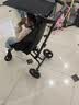 小虎子T28大童车遛娃车婴儿推车轻便可折叠透气旅行口袋遛娃推车 黑色-T28 实拍图