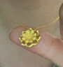 周六福牡丹花黄金项链足金999吊坠生日礼物计价AC062228约5.32g42+2cm 实拍图