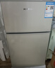 HYUNDAI（韩国现代）小冰箱迷你小型家用冷藏冷冻宿舍出租房办公室双开门二门电冰箱节能省电 68L银【店铺爆款+节能省电】 实拍图