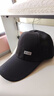 【热巴同款】加大棒球帽帽子男女大头围显脸小春夏字母百搭棒球帽 侧标-黑色 实拍图