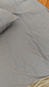水星家纺枕套纯棉100%全棉防水隔污A类抑菌对枕套枕芯保护套一对装48x74cm 实拍图