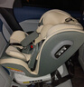 Heekin德国 儿童安全座椅汽车用0-4-12岁婴儿宝宝360度旋转ISOFIX硬接口 尊享灰(遮阳棚+上拉带+侧保护) 实拍图