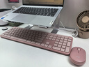 罗技（Logitech）PEBBLE 2.0 无线蓝牙鼠标 静音鼠标 办公鹅卵石便携 升级Pebble2代 粉色 实拍图