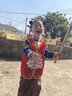FMZXG哪咤儿童六一服装哪吒衣服万圣节幼儿园舞蹈道具全套兵器 哪吒服装+乾坤圈+火尖枪 110 cm 实拍图
