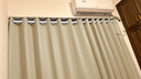 未来式卧室飘窗窗帘遮光免打孔窗帘杆一整套2025新款简易出租房小窗户 奶杏色-带伸缩杆（当天发货） 适宽1.1-1.6米【帘高1.5米】双开 实拍图
