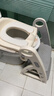 世纪宝贝（babyhood）儿童马桶辅助器 加大便圈阶梯座便器家用宝宝梯子 稳固防滑软垫款 实拍图