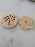 维简实木隔热垫餐桌防烫垫天然竹制碗垫耐高温盘子砂锅垫杯垫子/2片装 实拍图
