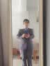 罗蒙西服套装男士修身职业正装西装套装商务伴郎服新郎服结婚礼服男装 实拍图