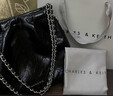 CHARLES&KEITH子母链条大容量流浪包托特包单肩斜挎包女包礼物CK2-40671449 【L号】Black黑色 L 实拍图