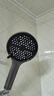 苏泊尔（SUPOR）增压淋浴花洒喷头全套家用洗澡卫浴套装高压出水单莲蓬头手持花洒 【枪灰色】6功能花洒喷头 实拍图