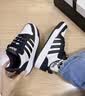 adidas ENTRAP美式校园风运动少年感复古篮球风板鞋男女阿迪达斯   白色/黑色   42.5 实拍图