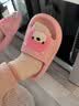 朴西儿童拖鞋室内居家浴室防滑外穿2025男女童夏季新款小熊凉拖鞋 气球粉 【萌趣小熊造型】 24  -25 (170mm) 实拍图