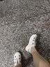 啄木鸟真皮女鞋坡跟包头凉鞋女25夏季新款透气软底不累脚妈妈皮鞋镂空 米白色 36 实拍图