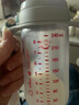 爱得利（evorie）婴儿奶瓶 宽口径双手柄带重力球Tritan奶瓶240ml 灰(6个月+) 实拍图