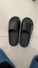 回力厚底防滑男女士凉拖室内外穿软底洗澡浴室拖鞋HL0212黑色42-43 实拍图