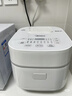 美的（Midea）家用电饭煲电饭锅1-2-3-4人用柴火饭不粘锅 3升4升迷你小型智能微压焖香小米粥电饭煲蒸煮一体年货 【20分钟快速饭】磨砂白色 4L 实拍图