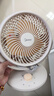 美的（Midea）空气循环扇电风扇台扇 桌面台式办公室宿舍小风扇 小型迷你排气扇空调扇 宿舍卧室床上用轻音节能 【3档循环扇】循环静风 实拍图