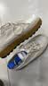 马登工装网面运动休闲板鞋男士秋季恒星鞋薄款厚底透气阿甘鞋子情侣鞋 冰川白 (男码偏大，可参考推荐脚长选择) 40 实拍图