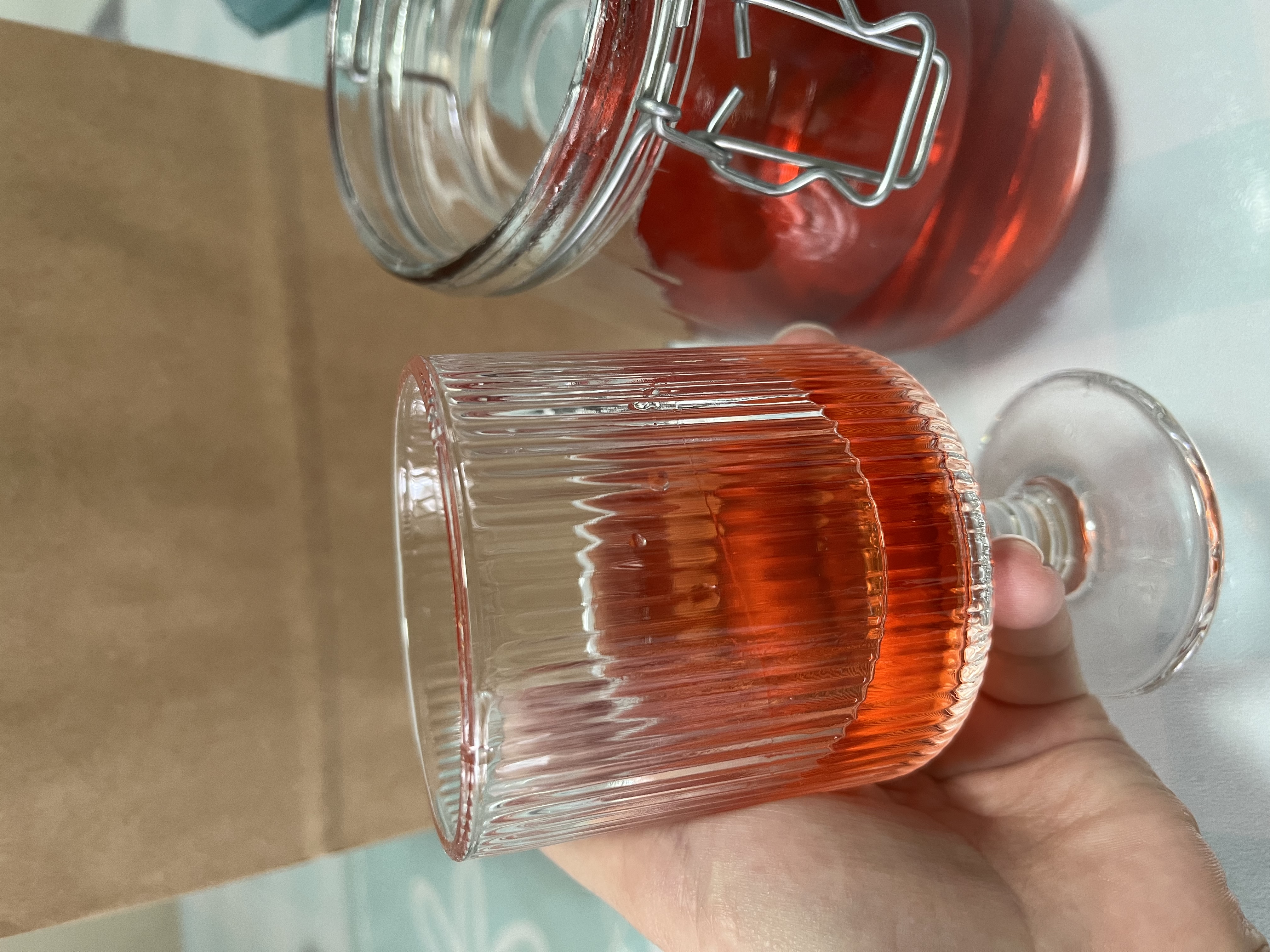 拜杰玻璃杯红酒杯葡萄酒杯高颜值鸡尾酒香槟杯高脚杯 250ml*2 实拍图