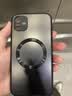 奶小鸭 【AG磨砂】适用苹果11手机壳 iphone11保护套magsafe磁吸充电超薄磨砂全包防摔男女款 石墨黑 实拍图