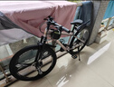 凤凰官方旗舰店山地自行车男女士变速单车青少年学生越野公路赛车途瑞 钢架【三刀】长石灰 26寸【适合160-185cm】 24速 实拍图