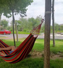 尚烤佳（Suncojia）户外吊床 秋千 加宽加厚木杆防侧翻双人吊床 宿舍吊床  2米*1.5米 实拍图