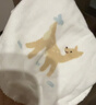 全棉时代婴儿隔汗巾纱布吸汗儿童宝宝开学幼儿园纯棉垫背小熊小鹿小猫3条 实拍图
