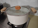 小熊（Bear）0涂层钛陶瓷汤锅 家用22cm奶锅炖锅煮粥锅燃气灶通用JG042-P01 实拍图